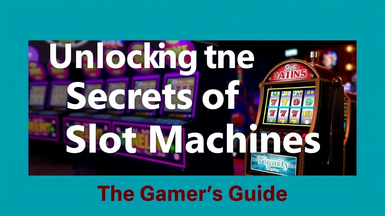 Unlocking the Secrets of Slot Machines: A Gamer's Guide